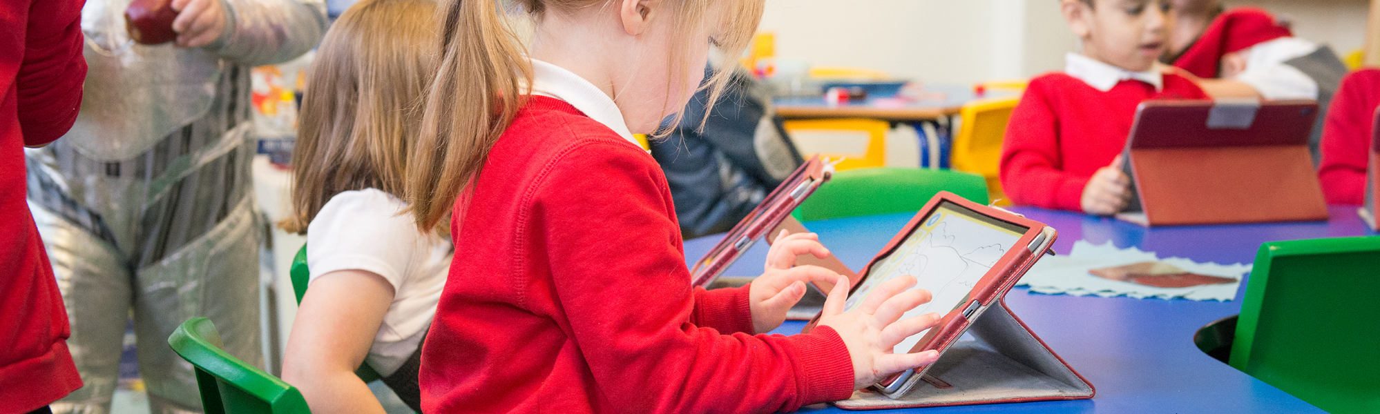 Pupils at St John's Church of England Primary School - Computing page