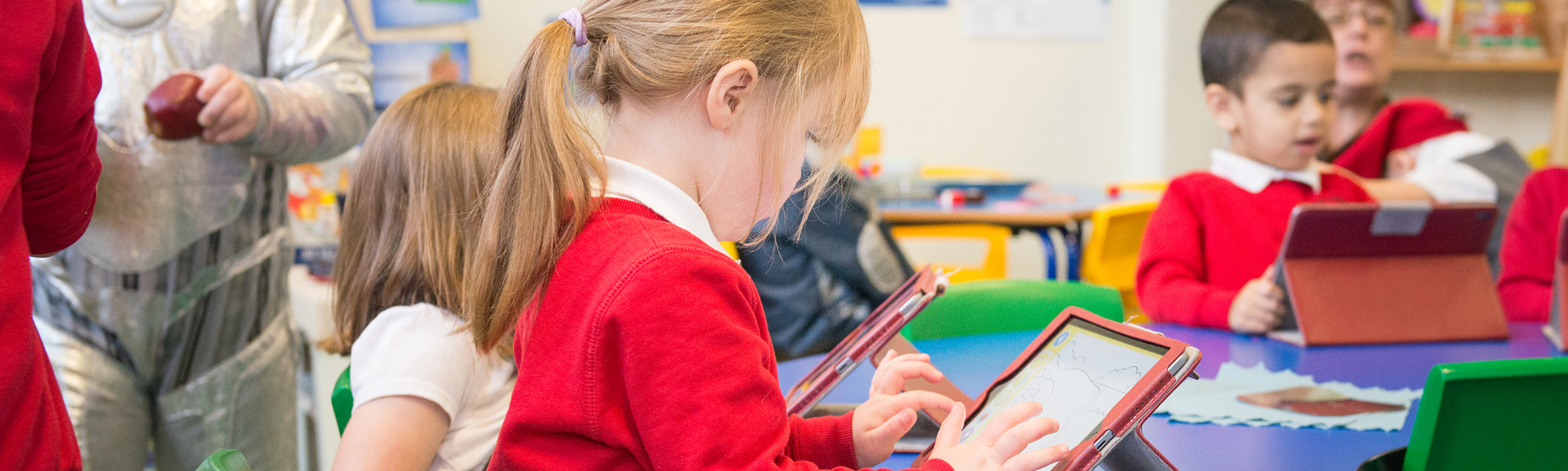 Pupils at St John's Church of England Primary School - SEND Local offer page