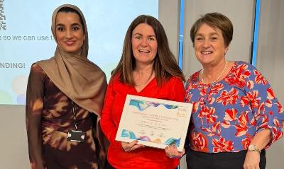 Thank Mrs Campbell and Mrs Cope for Collecting the Award.